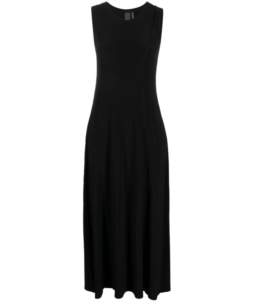 NORMA KAMALI Черное полиэстеровое повседневное платье, фото 1
