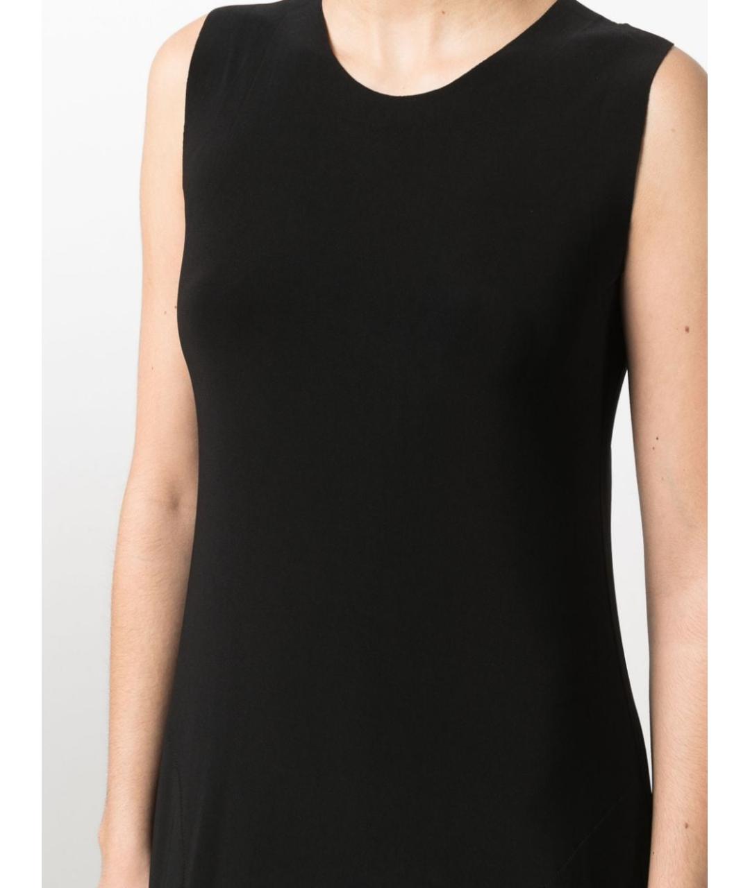 NORMA KAMALI Черное полиэстеровое повседневное платье, фото 4