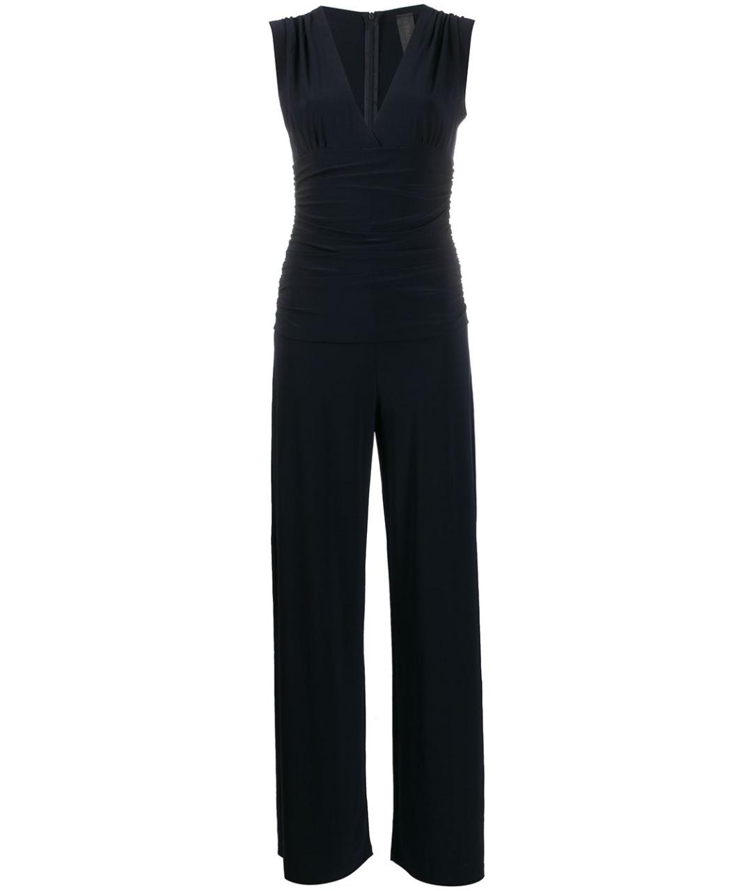 NORMA KAMALI Синий полиэстеровый комбинезон, фото 1