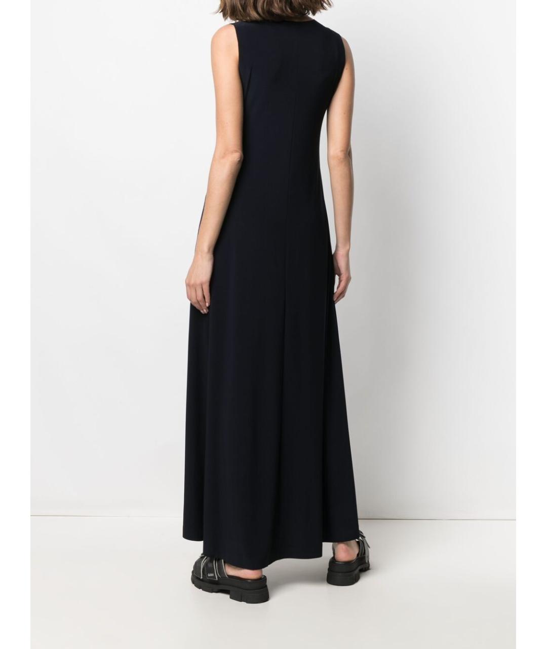 NORMA KAMALI Синее полиэстеровое повседневное платье, фото 2