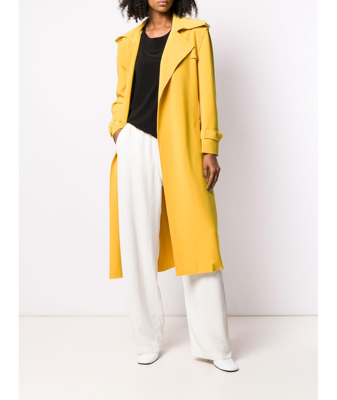 NORMA KAMALI Черная полиэстеровая футболка, фото 2