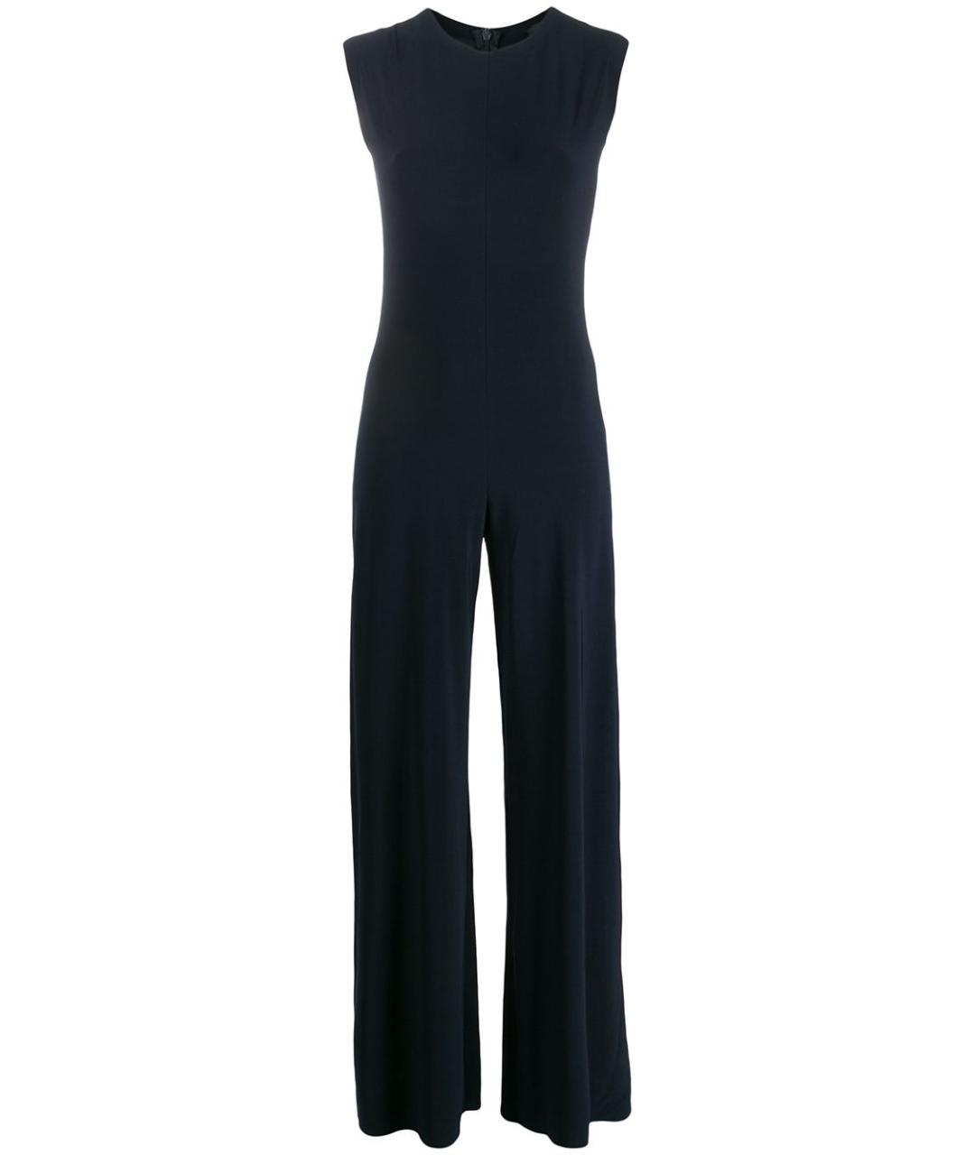 NORMA KAMALI Синий полиэстеровый комбинезон, фото 1