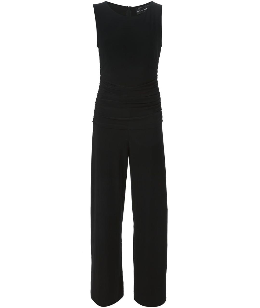 NORMA KAMALI Черный полиэстеровый комбинезон, фото 1