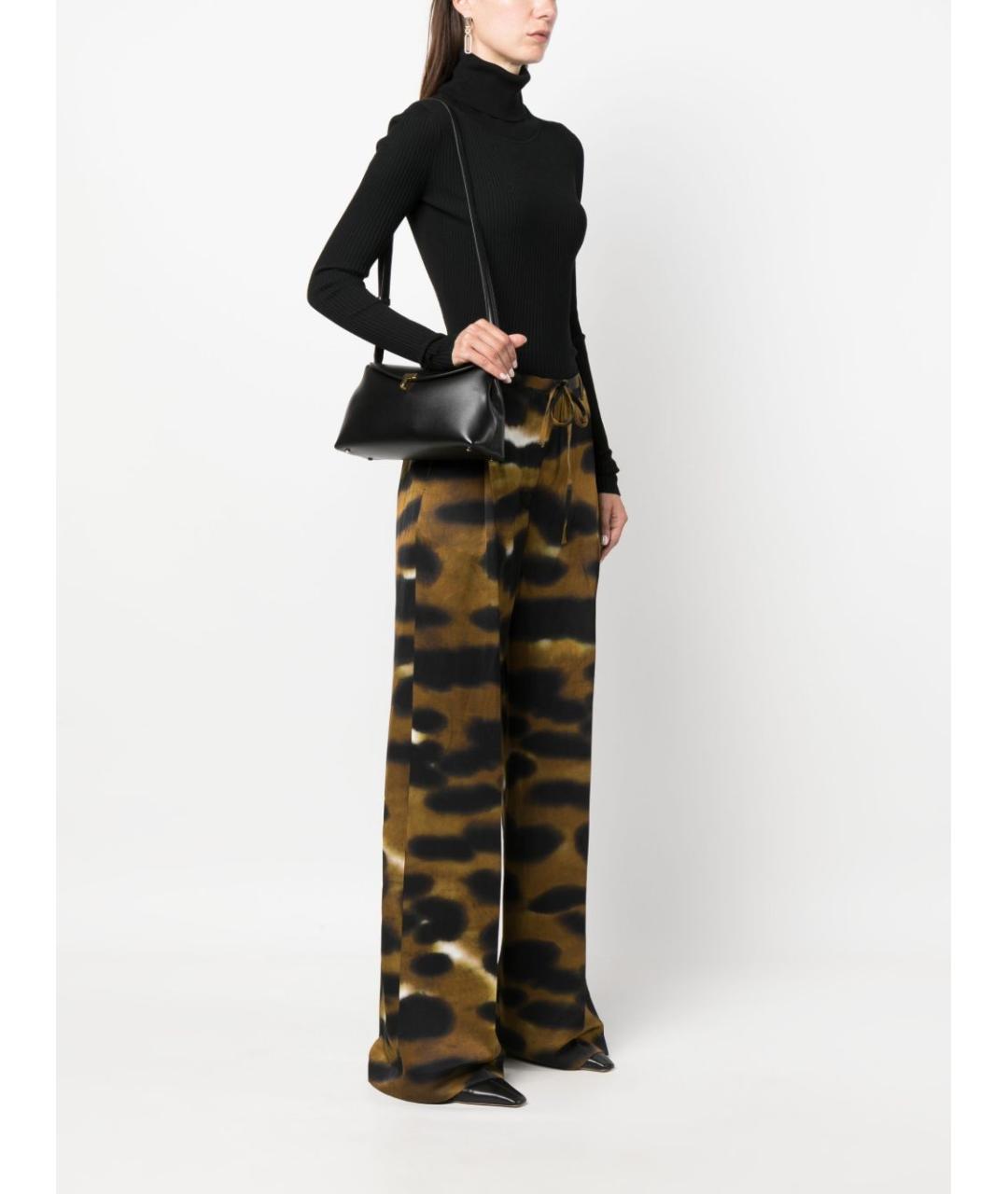 TOTEME Черная кожаная сумка через плечо, фото 2