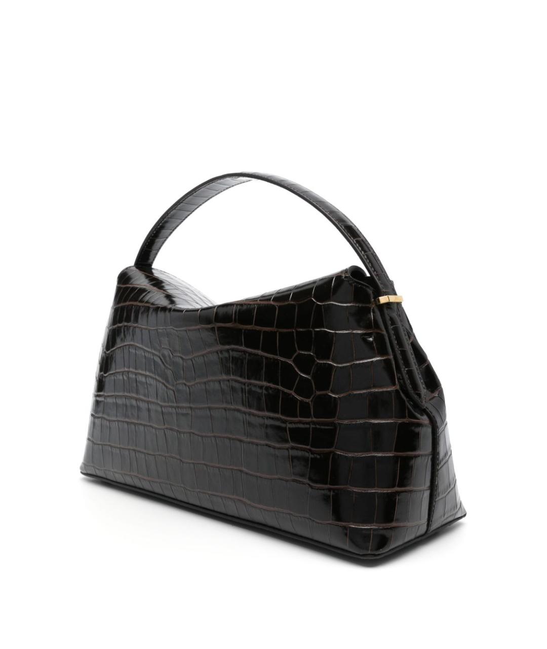 TOTEME Коричневая кожаная сумка через плечо, фото 3