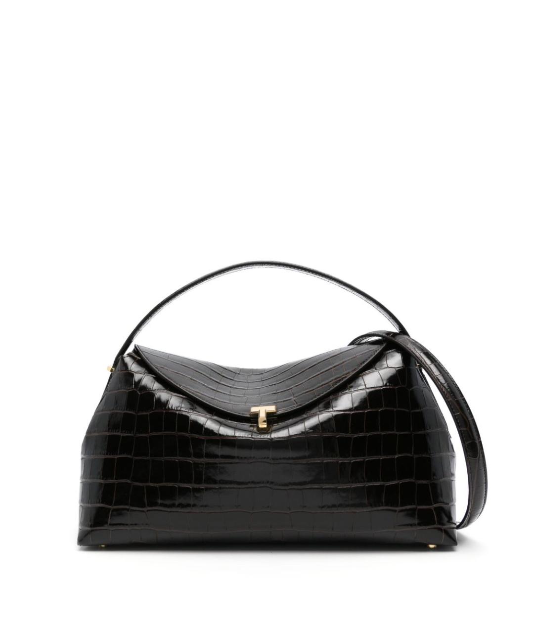 TOTEME Коричневая кожаная сумка через плечо, фото 1