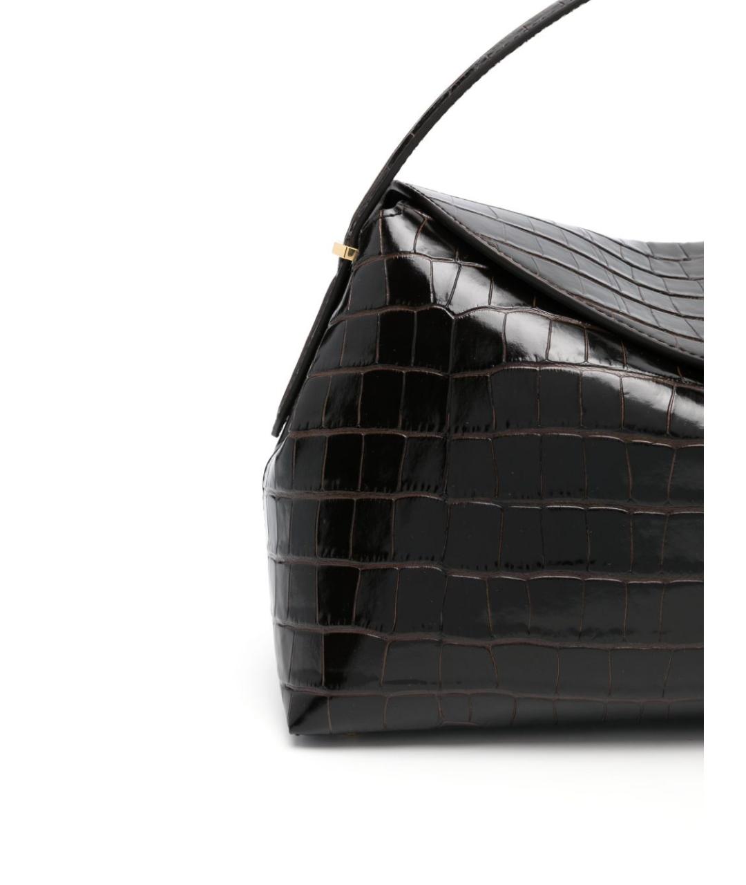 TOTEME Коричневая кожаная сумка через плечо, фото 4