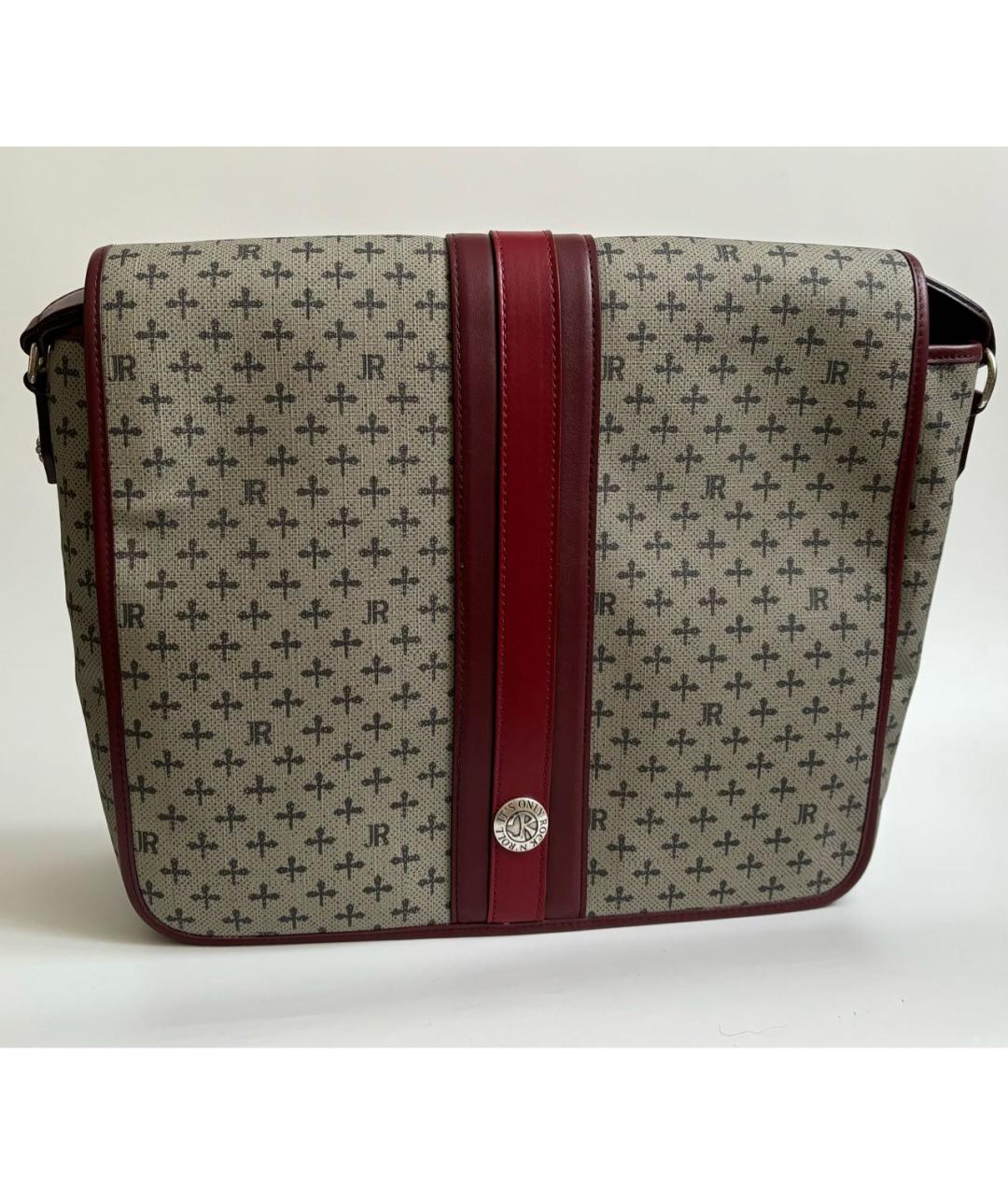 JOHN RICHMOND Серая синтетическая сумка тоут, фото 2