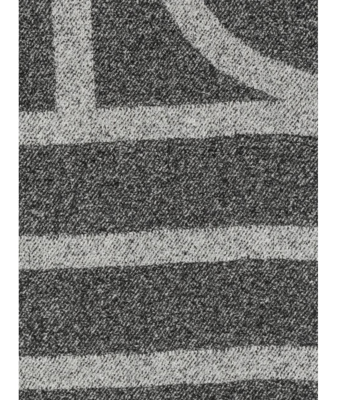 TOTEME Серый шерстяной шарф, фото 2