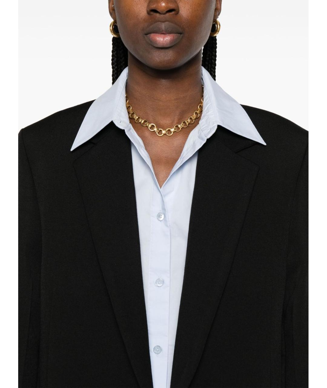 TOTEME Черное пальто, фото 4