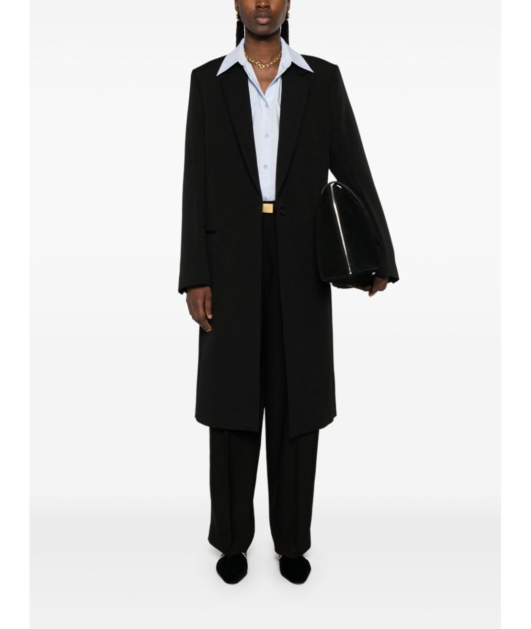 TOTEME Черное пальто, фото 5