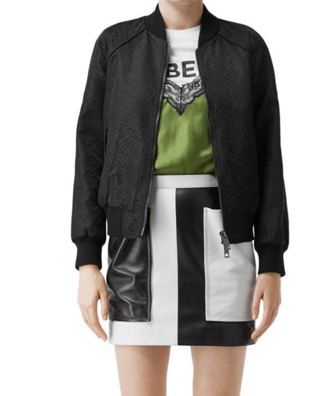 BURBERRY Черная хлопковая куртка, фото 4