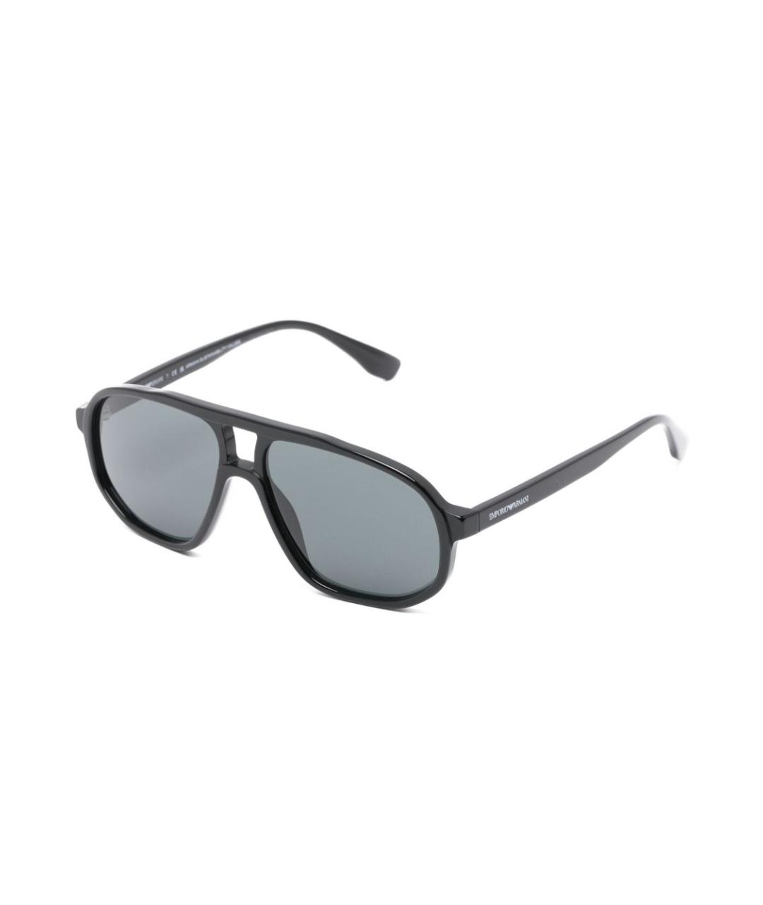 EMPORIO ARMANI Зеленые пластиковые солнцезащитные очки, фото 2