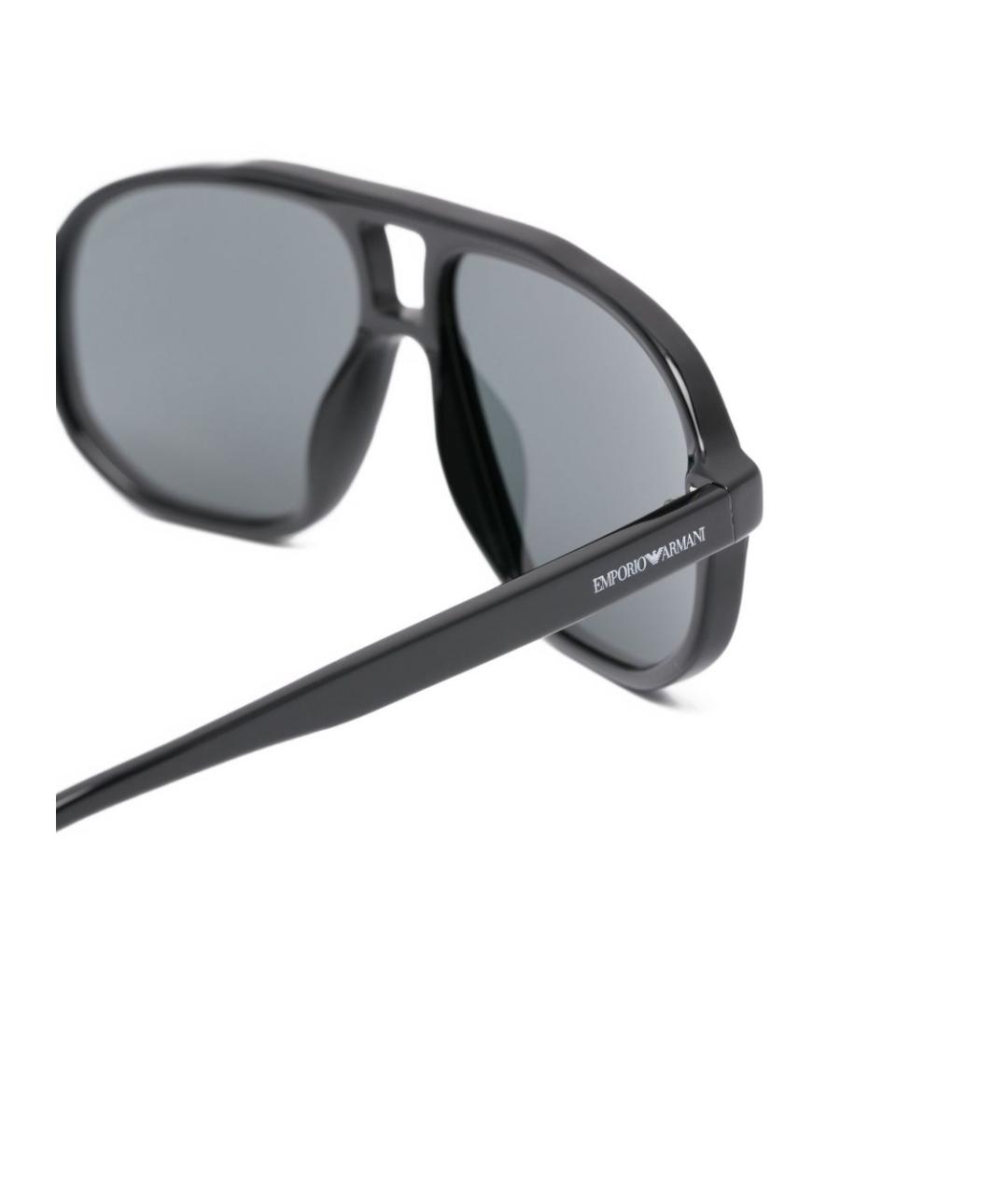 EMPORIO ARMANI Зеленые пластиковые солнцезащитные очки, фото 3