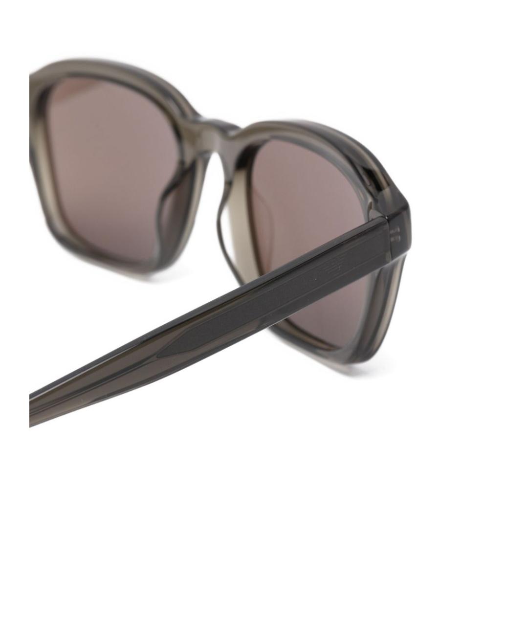 EMPORIO ARMANI Коричневые пластиковые солнцезащитные очки, фото 2