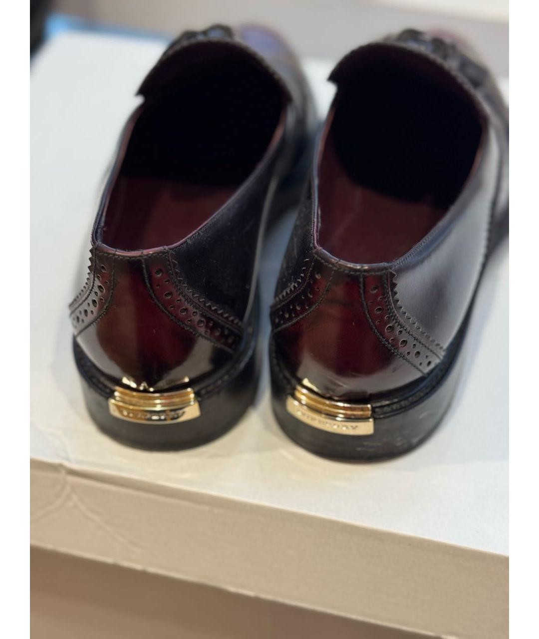 BURBERRY Коричневые кожаные лоферы, фото 4