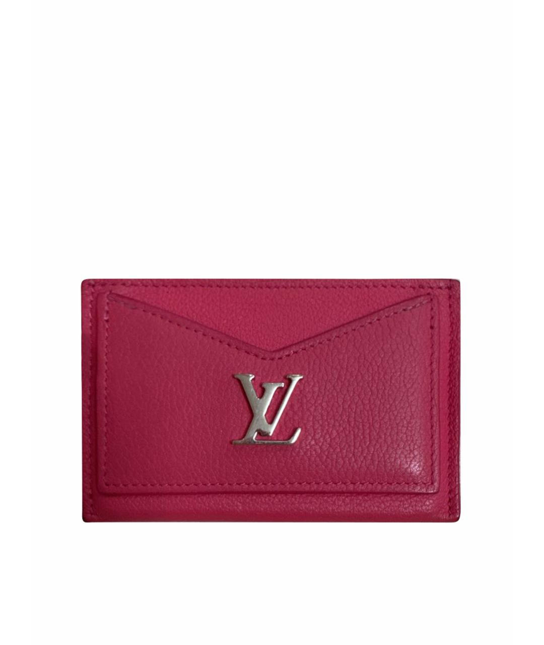 LOUIS VUITTON Фуксия кожаный кардхолдер, фото 1