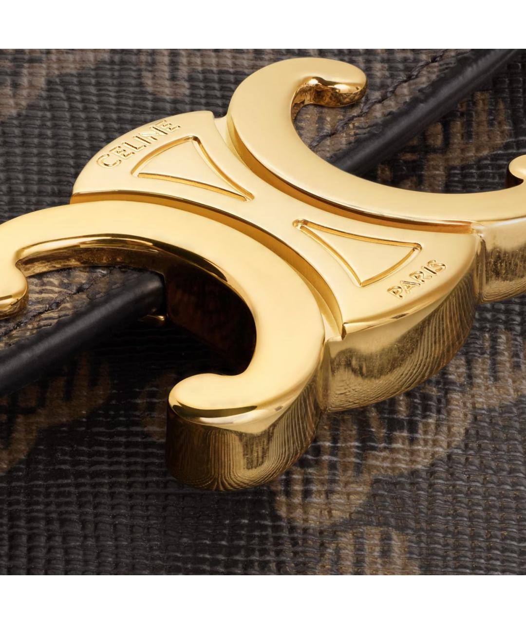 CELINE Коричневый кардхолдер, фото 5