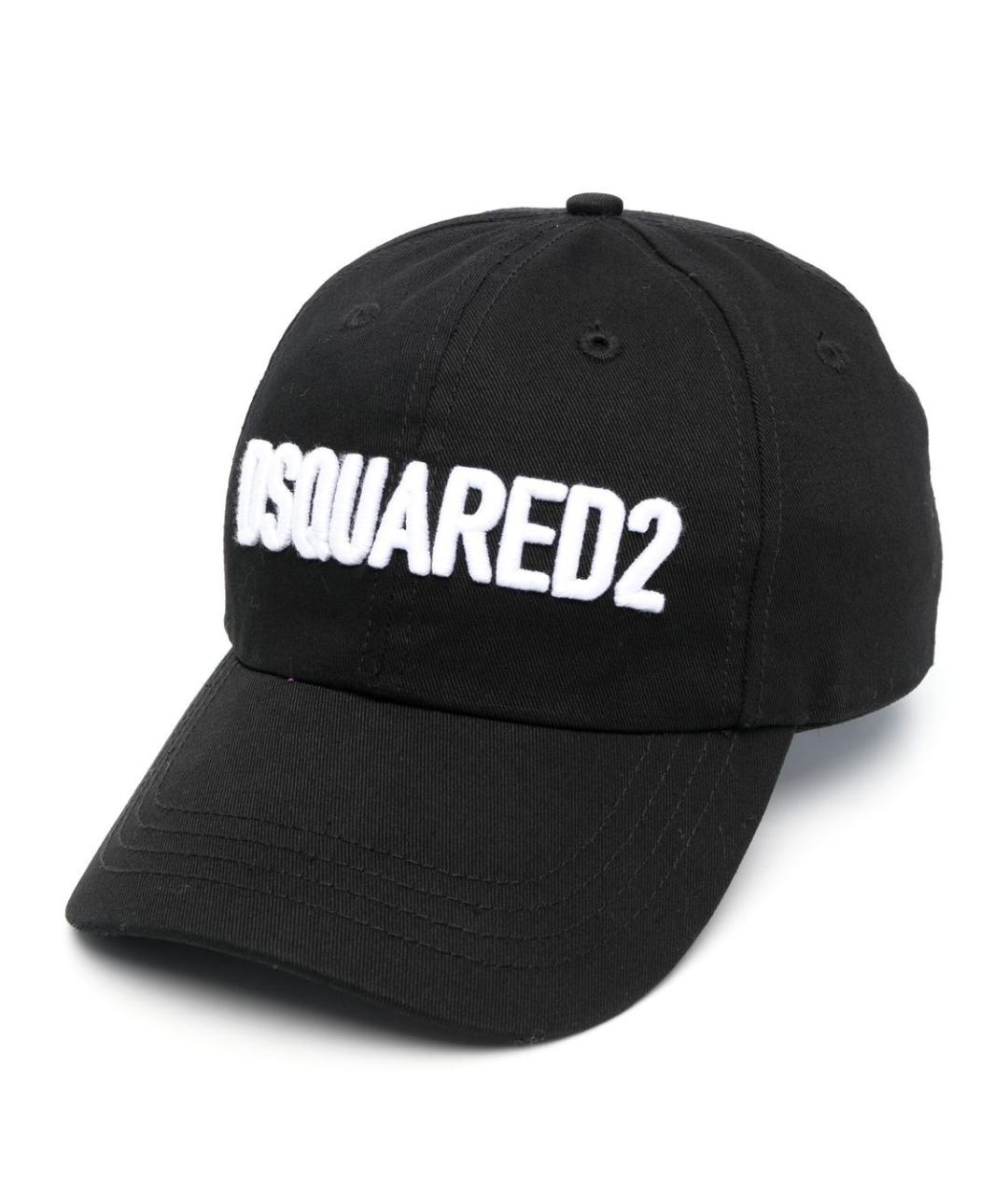 DSQUARED2 Черная хлопковая кепка/бейсболка, фото 2