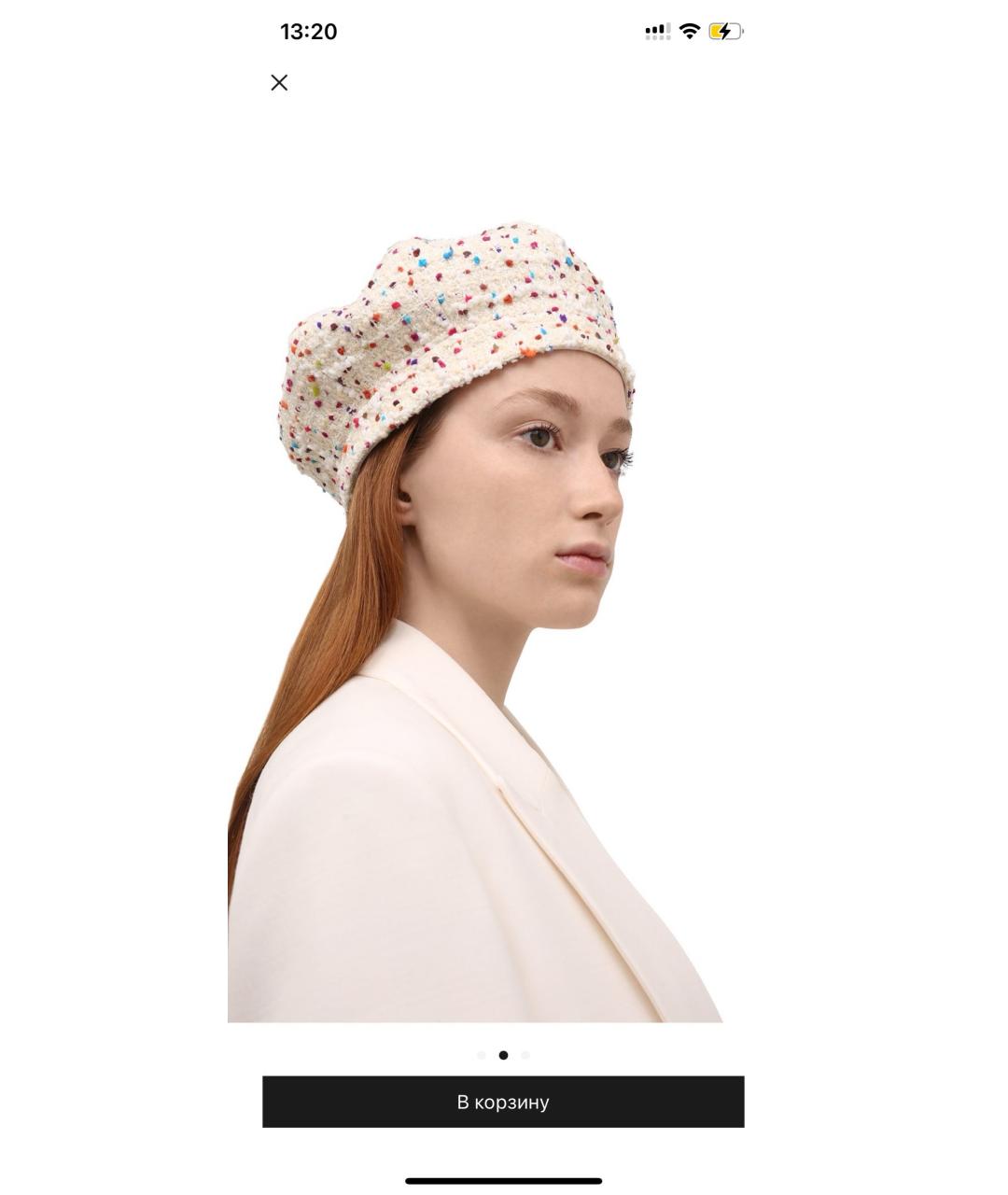 VALENTINO Бежевая шляпа, фото 2