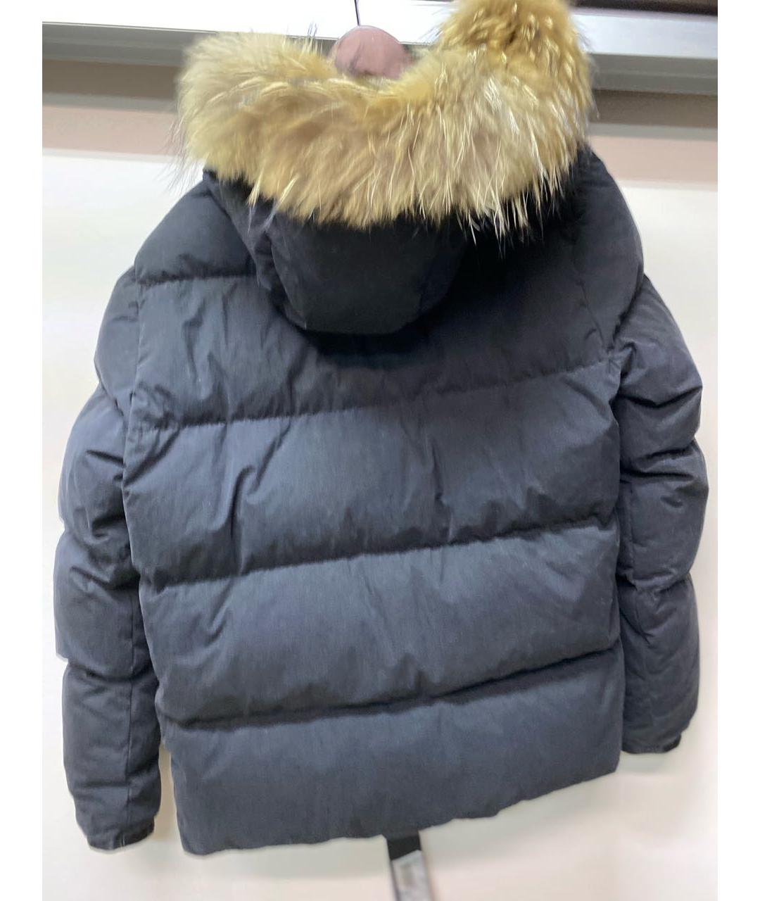 CP COMPANY Черный хлопковый пуховик, фото 2