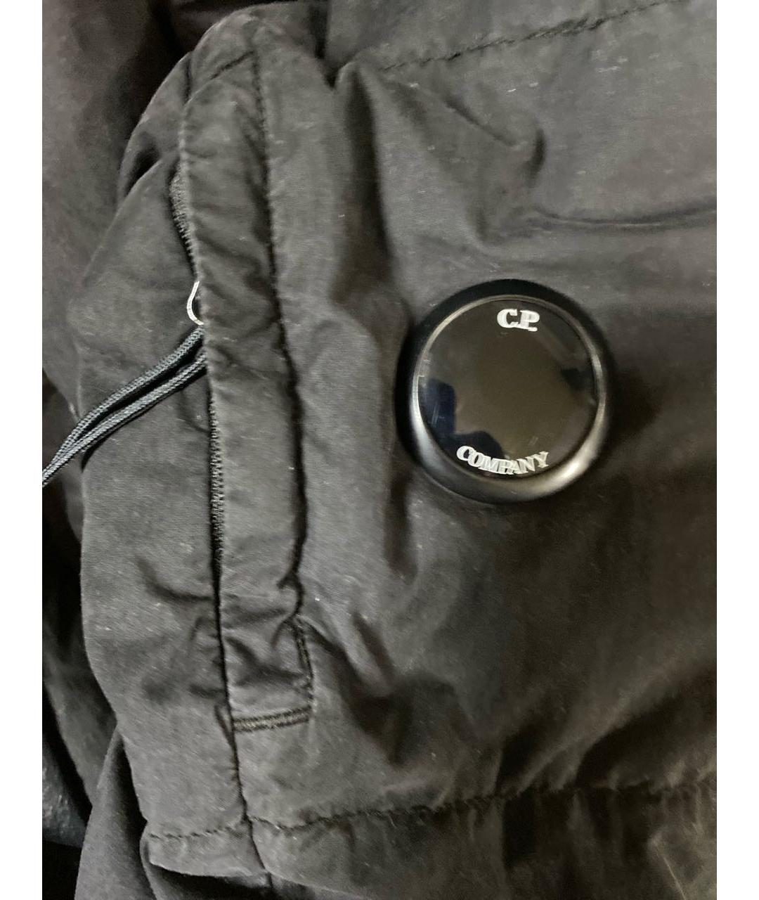 CP COMPANY Черный хлопковый пуховик, фото 6