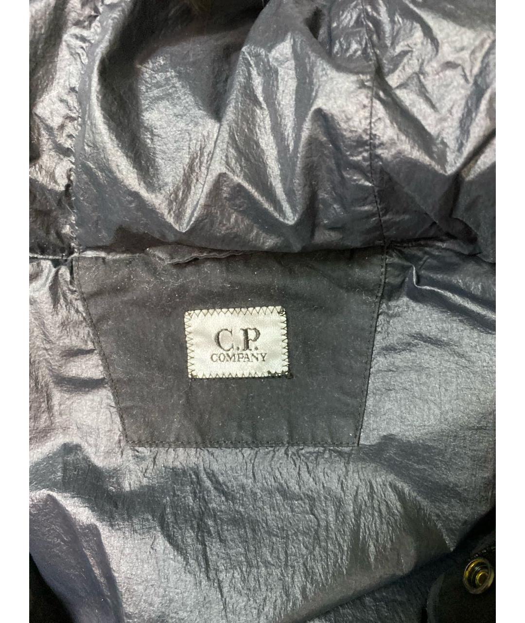 CP COMPANY Черный хлопковый пуховик, фото 3