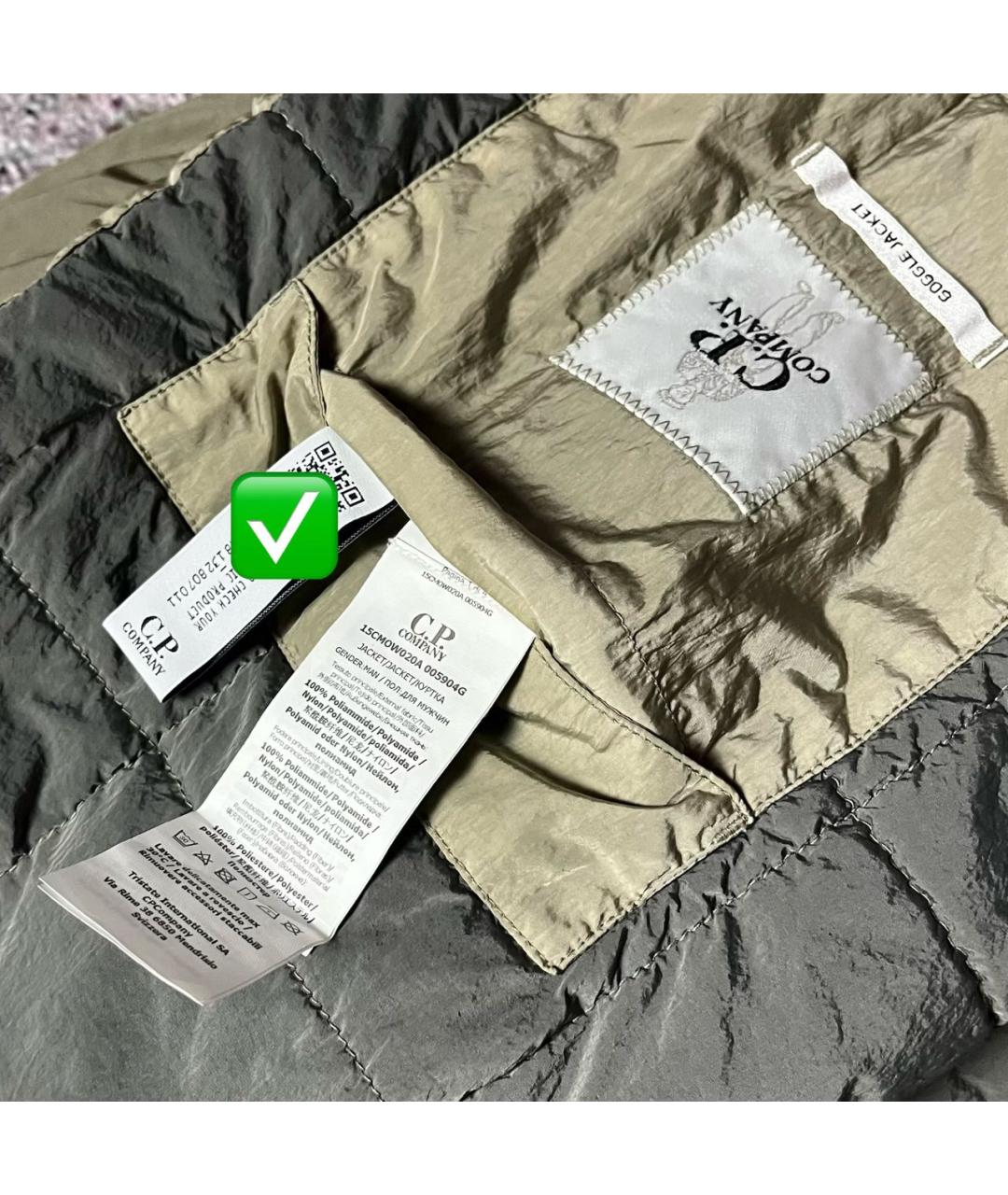 CP COMPANY Зеленая полиэстеровая куртка, фото 7