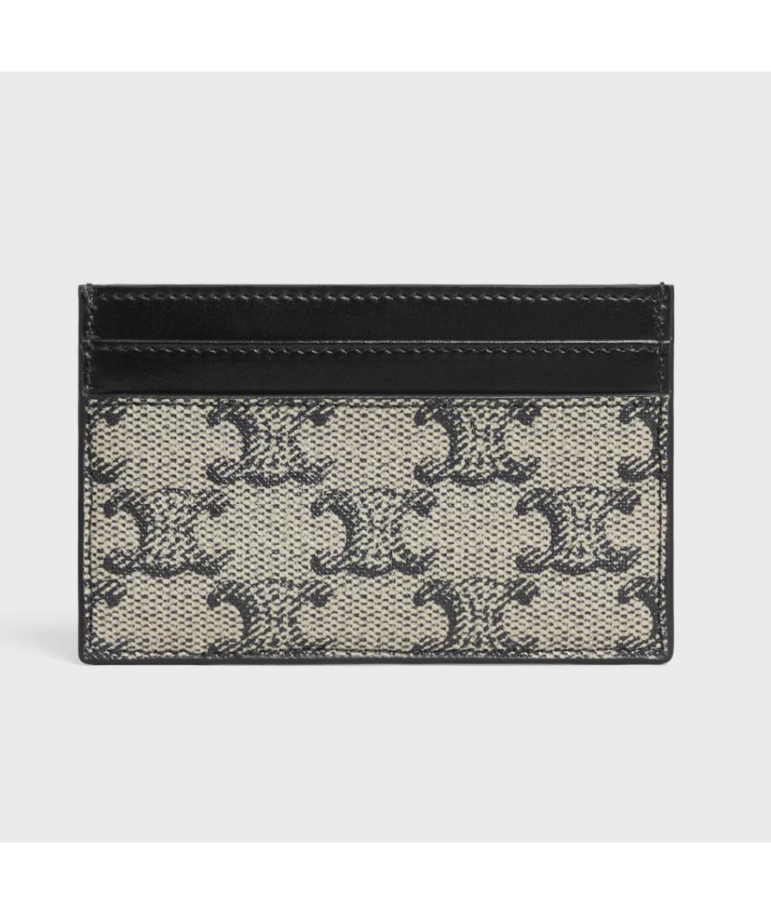 CELINE Бежевый кожаный кардхолдер, фото 3