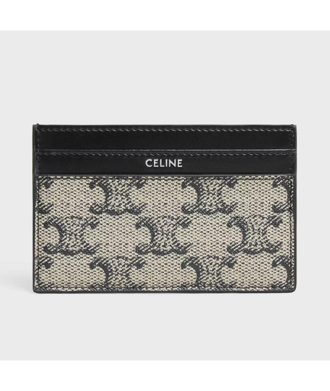 CELINE Бежевый кожаный кардхолдер, фото 5