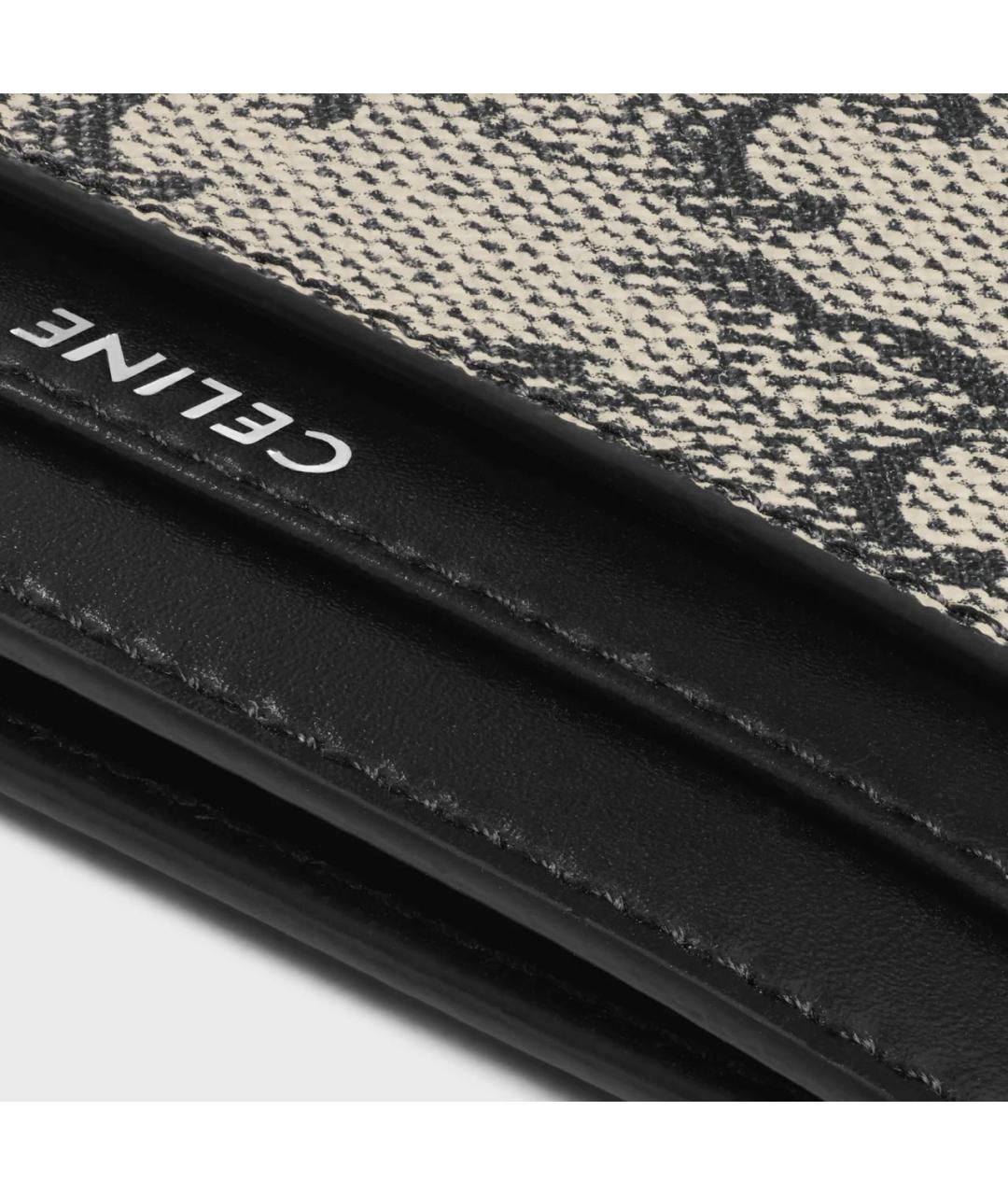 CELINE Бежевый кожаный кардхолдер, фото 4