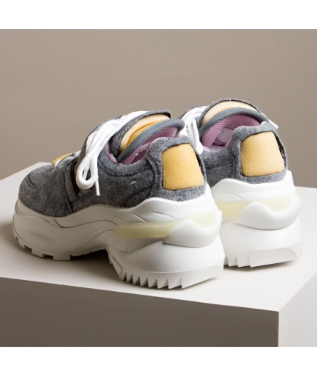 MAISON MARGIELA Серые кроссовки, фото 5