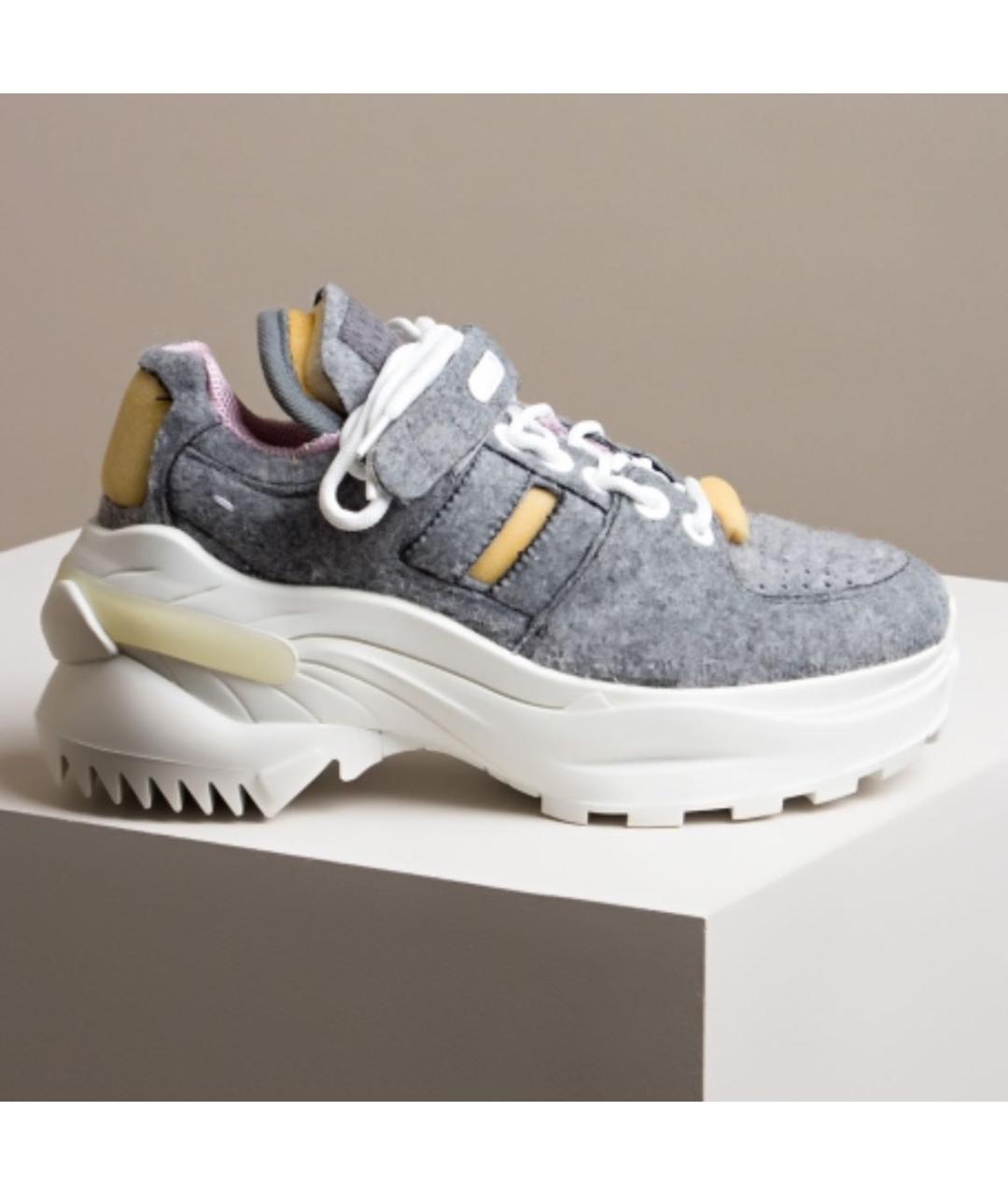 MAISON MARGIELA Серые кроссовки, фото 6