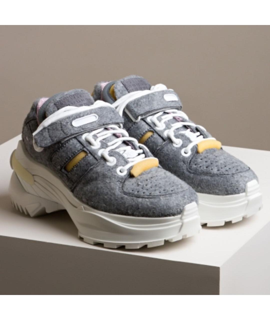 MAISON MARGIELA Серые кроссовки, фото 2