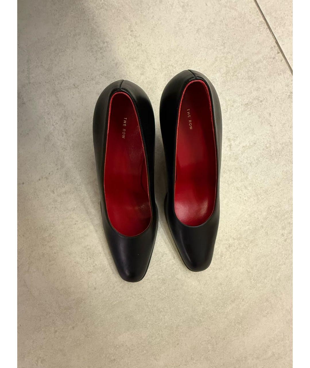 THE ROW Черные кожаные туфли, фото 2