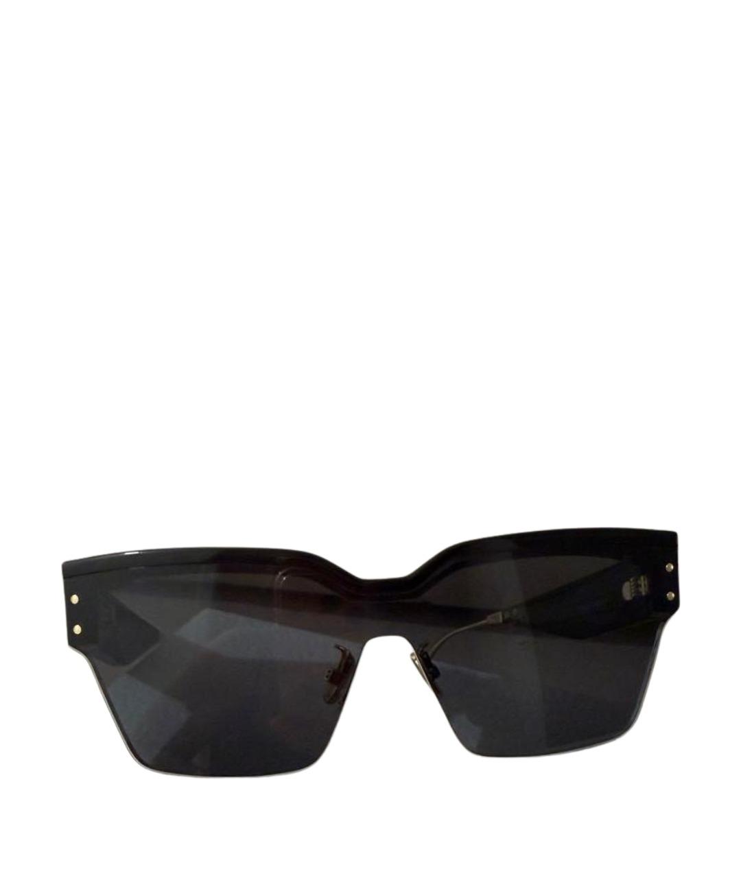 CHRISTIAN DIOR Черные пластиковые солнцезащитные очки, фото 1