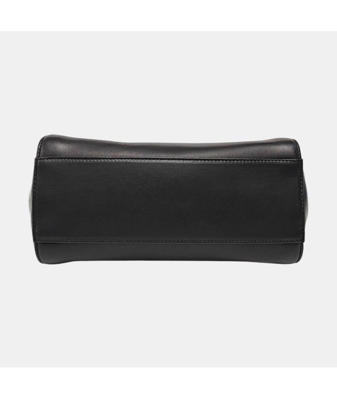 FENDI Черная сумка через плечо из лакированной кожи, фото 5