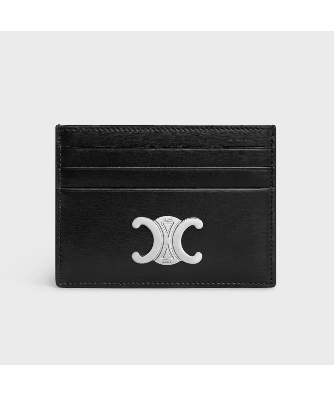 CELINE Черный кожаный кардхолдер, фото 5