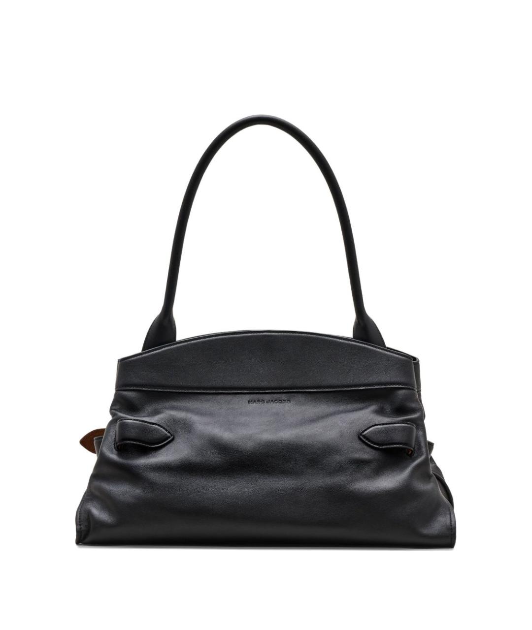 MARC JACOBS Черная кожаная сумка тоут, фото 3