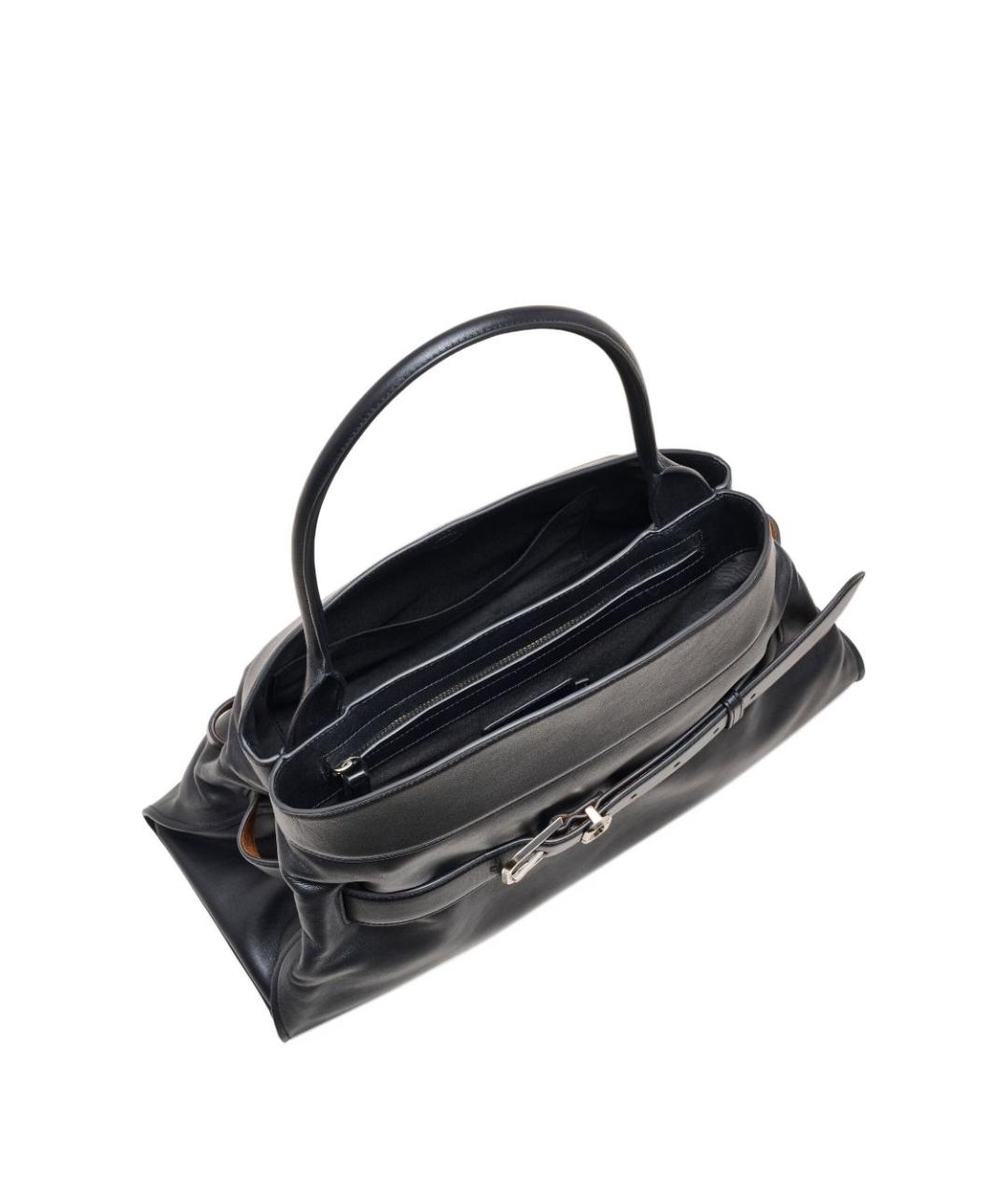 MARC JACOBS Черная кожаная сумка тоут, фото 4