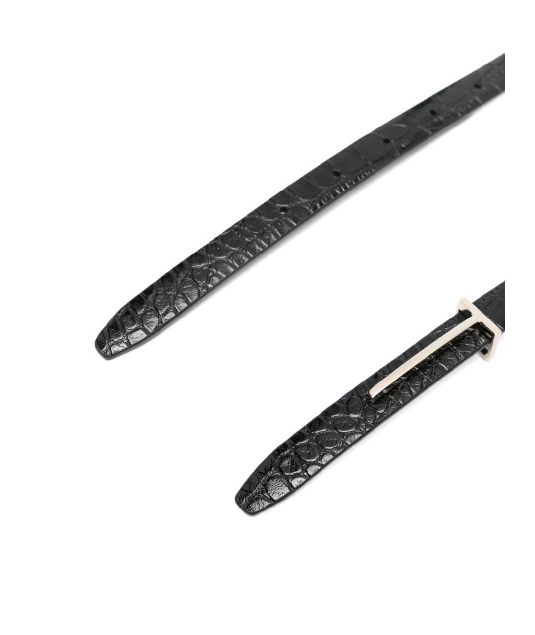 TOM FORD Черный кожаный ремень, фото 2