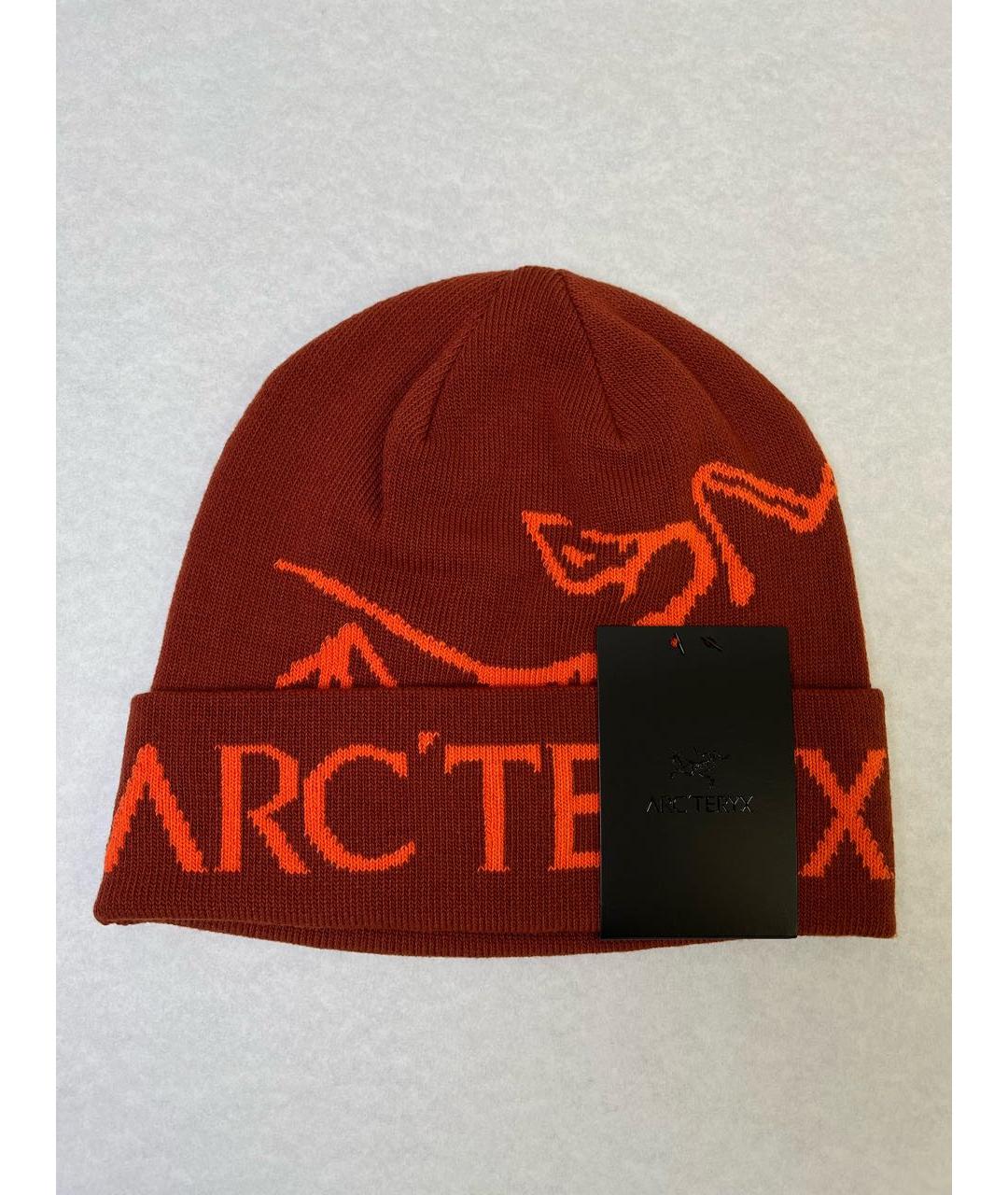 ARCTERYX Красная синтетическая шапка, фото 2
