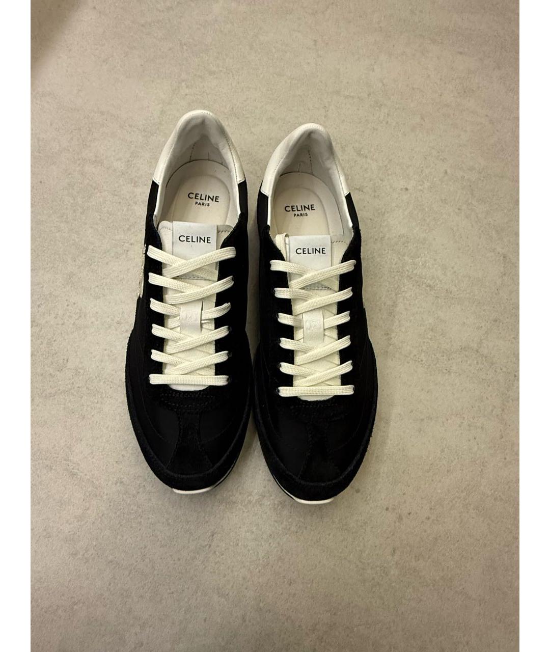 CELINE Черные синтетические кроссовки, фото 2