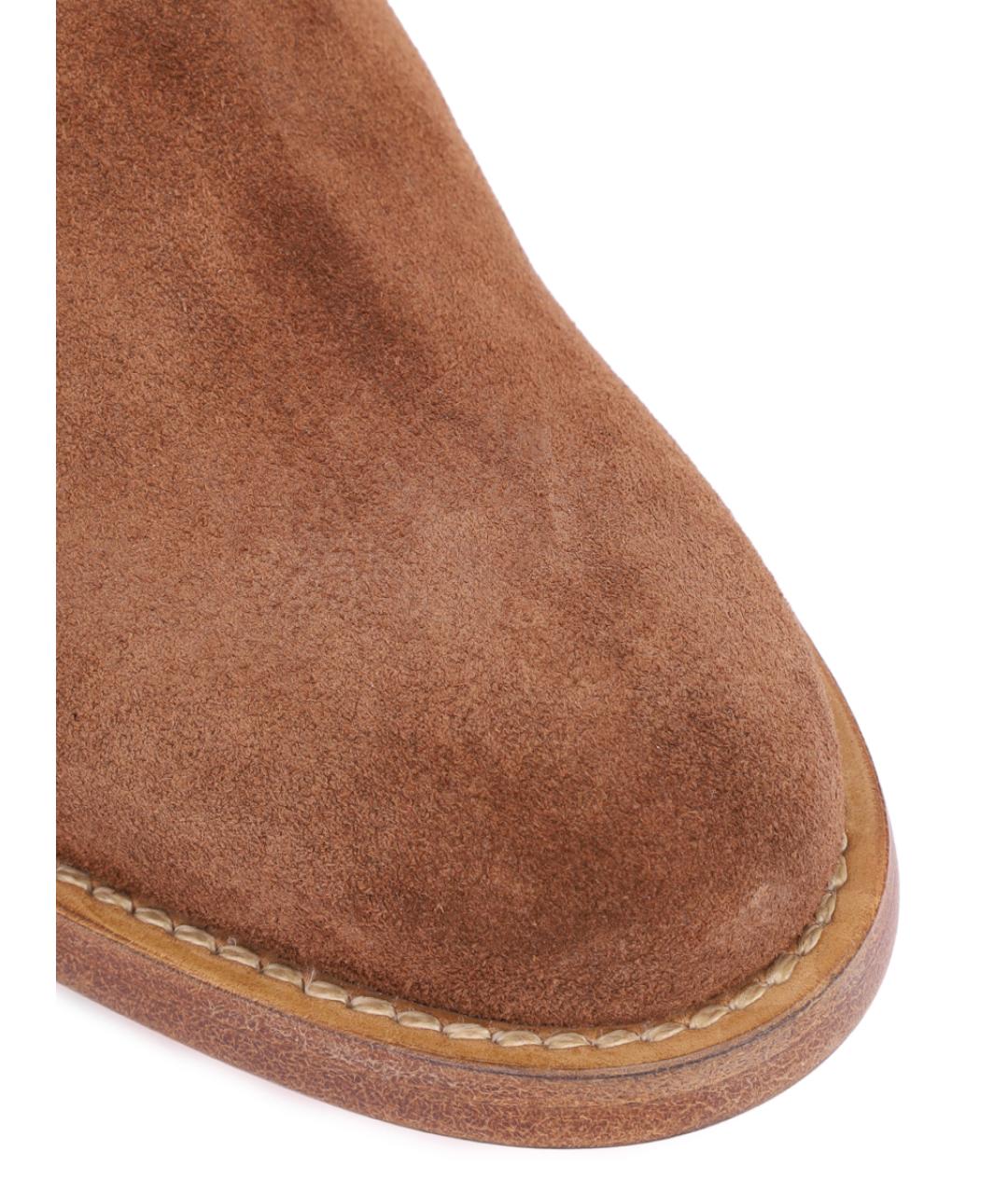 AGL Коричневые замшевые сапоги, фото 5