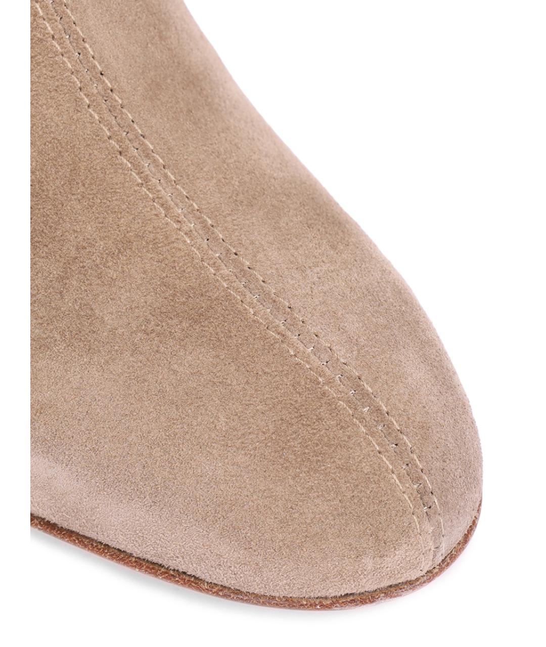 AGL Бежевые замшевые ботильоны, фото 5