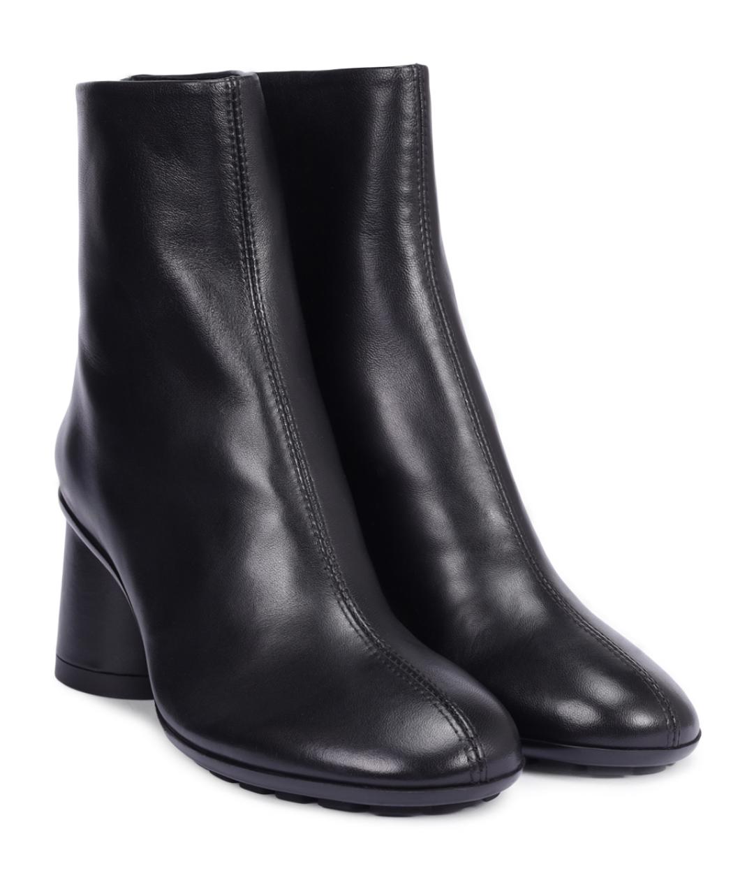 AGL Черные кожаные ботильоны, фото 2