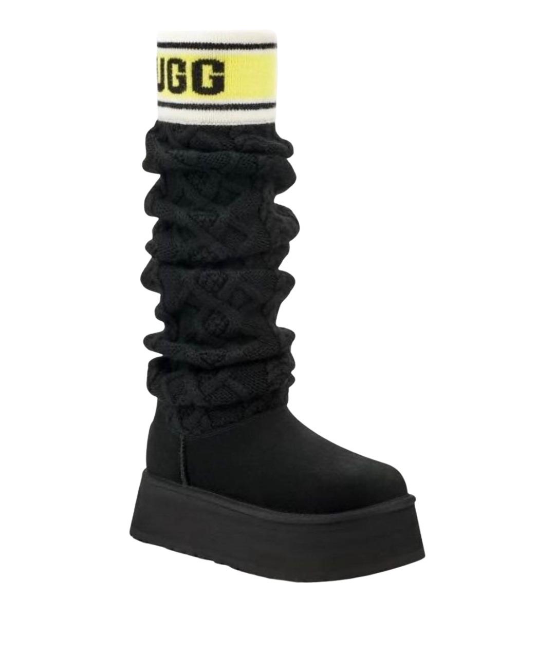UGG AUSTRALIA Черные замшевые ботинки, фото 1