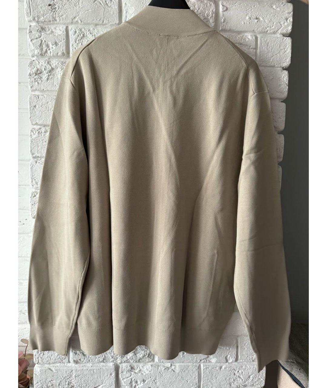 12 STOREEZ Бежевый вискозный джемпер / свитер, фото 2