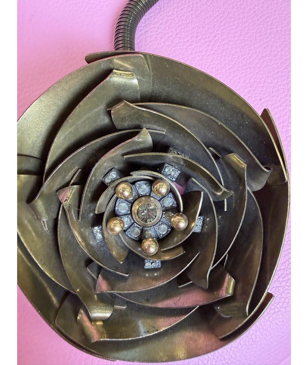 LANVIN Золотое металлическое колье, фото 2