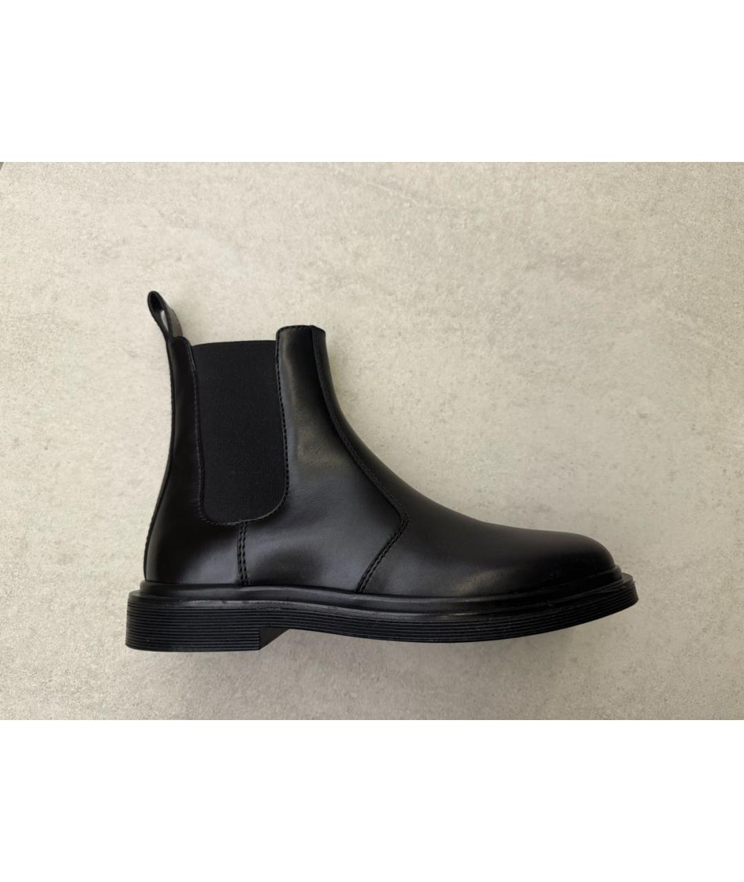 THE ROW Черные кожаные ботинки, фото 6